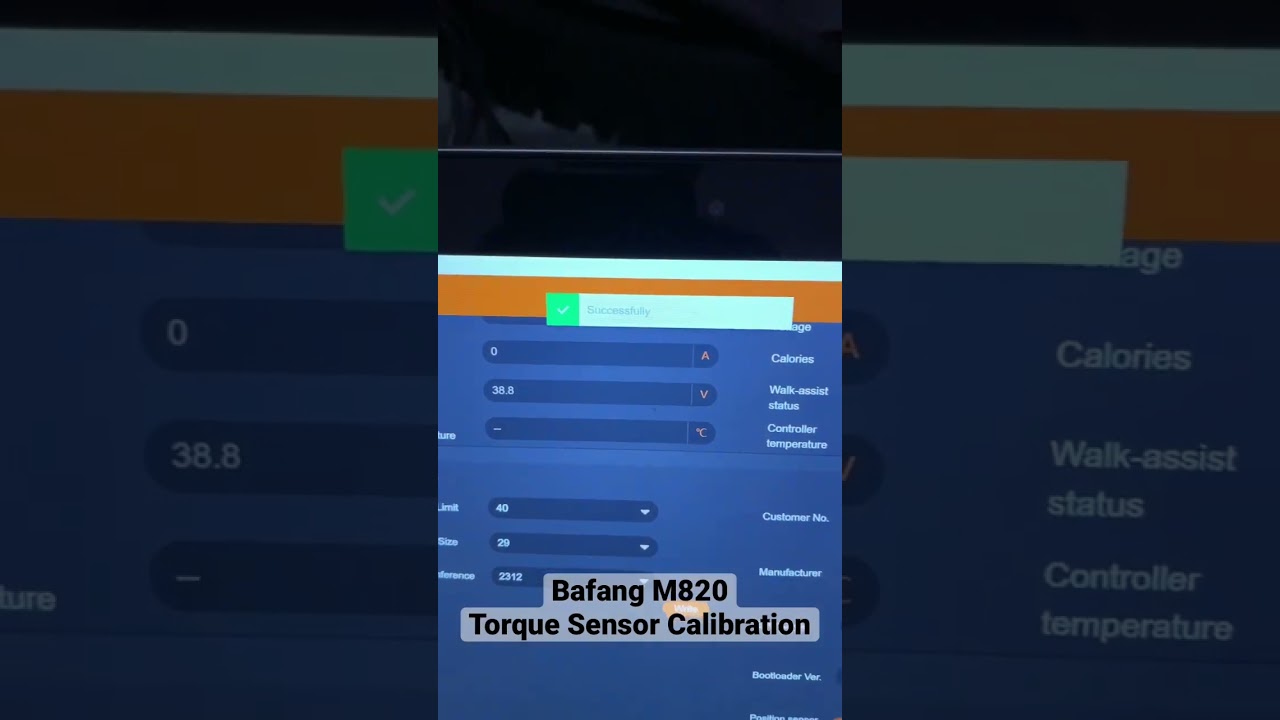 Bafang M820 can do Torque Sensor Calibration with Besst Tools.
