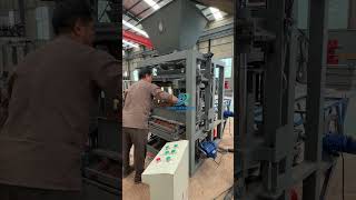 QT4-24 semi automatic concrete block making machine #brickmakingmachine