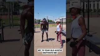 70-YEAR-OLD auntie said "Do your BURPEES or no dinner!" #shorts