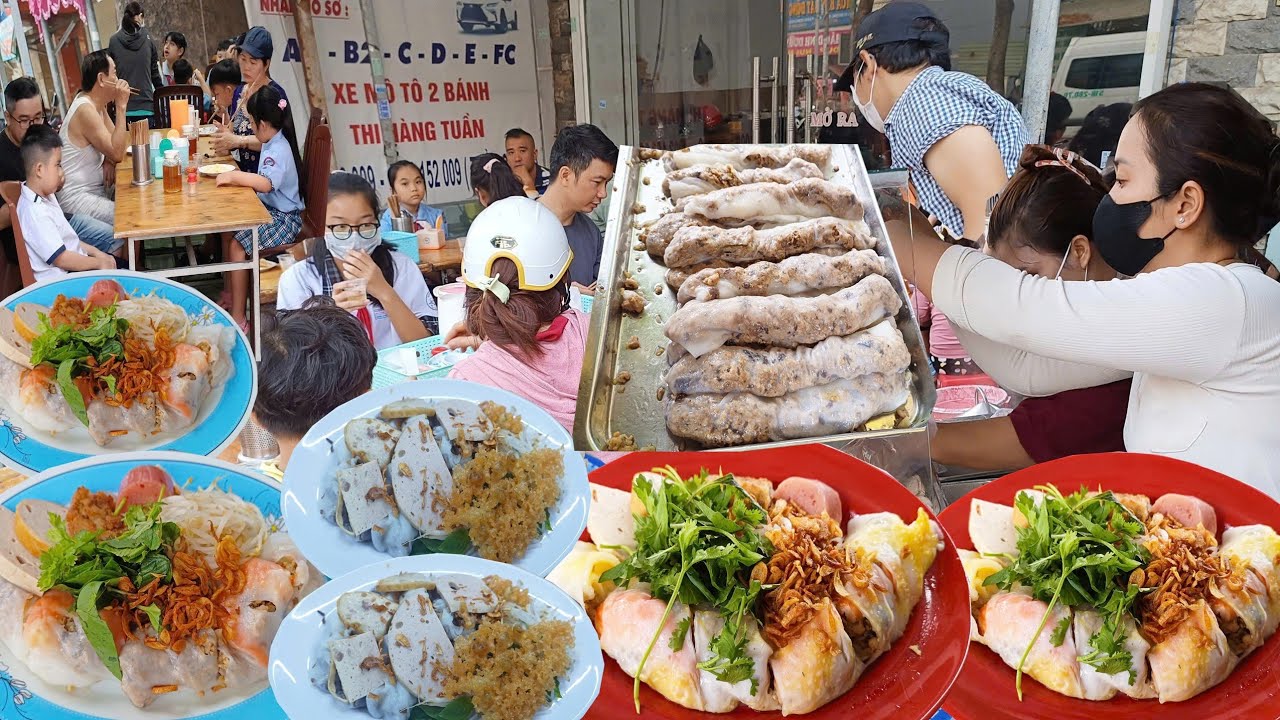 ĐÂY MỚI LÀ HÀNG BÁNH CUỐN NÓNG 20K ĂN NGON RẺ ĐÔNG NHẤT NHÌ Ở SÀI GÒN 6 NGƯỜI LÀM VẪN KHÔNG KỊP LUÔN