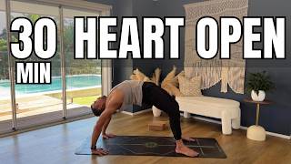 The 30-Minute Heart Opening Yoga Flow That Keeps You on the Mat