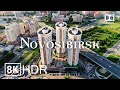 Novosibirsk russia  in 8kr ultra 60 fps dolby vision drone