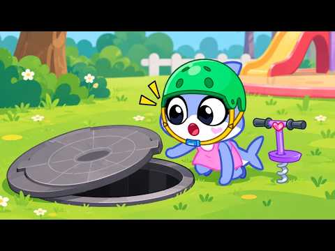 Don't Play Near Manhole Covers! 🚧⚠️ | Safety Rules for Kids