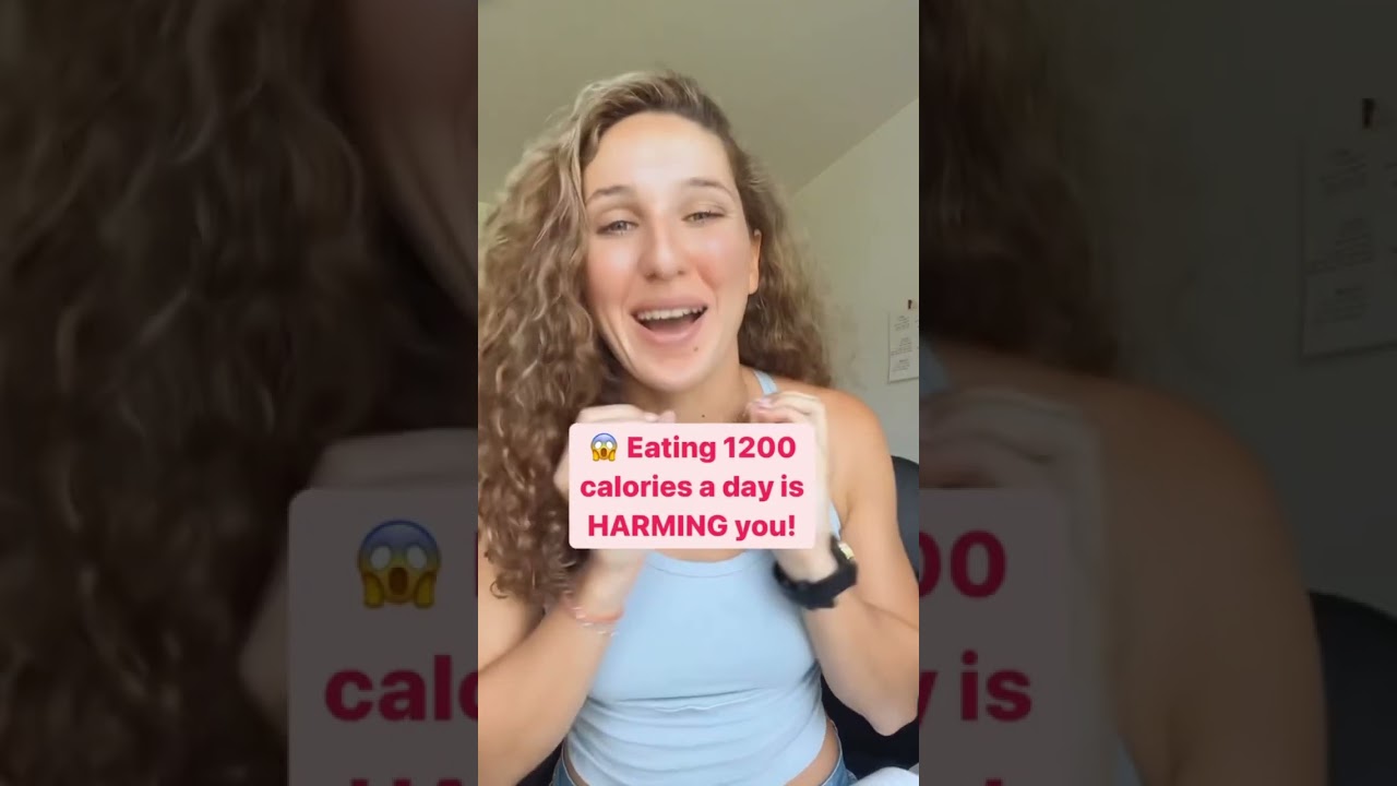 If you’re eating between 1000-1200 calories a day! READ THIS 👇