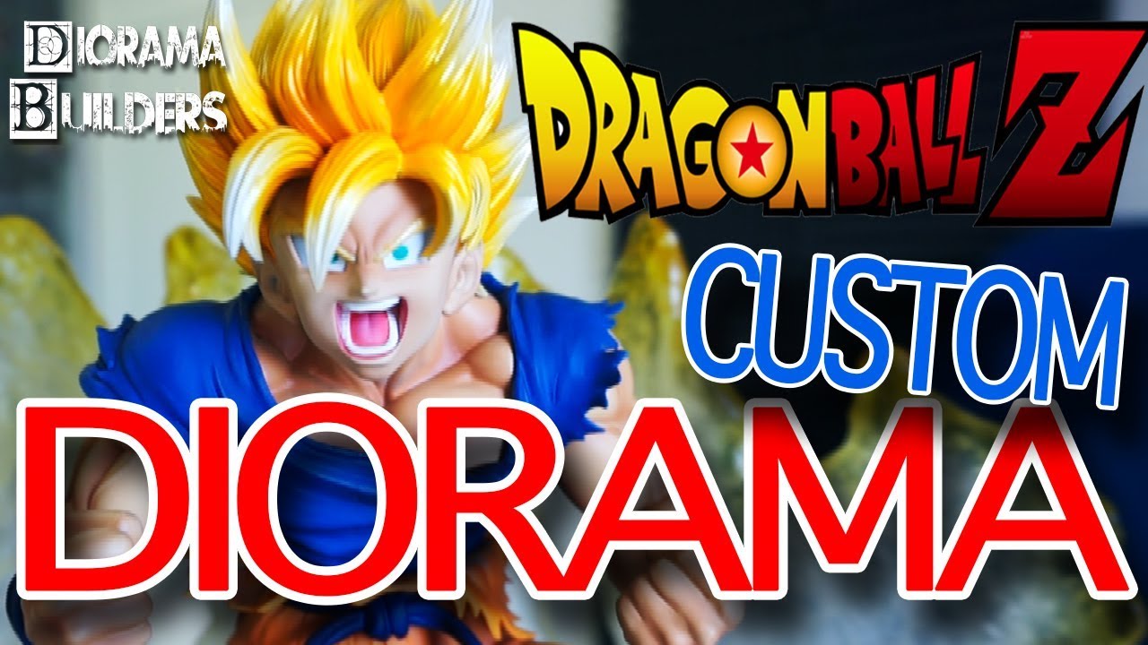 Dragon Ball Z Custom Diorama Goku with LED | Tutorial How to DIY