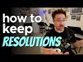 How to keep your guitar playing resolutions