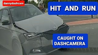 HIT AND RUN CAUGHT ON DASHCAMERA IN WIGAN UK KY66TZK