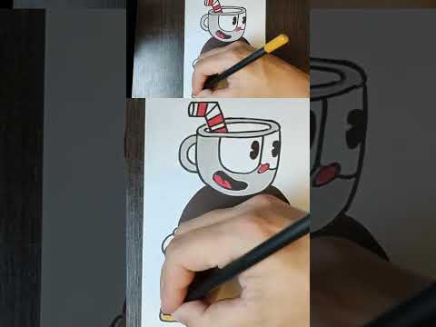🛑 Dibujando a CUPHEAD 😱 How to Draw CUPHEAD ⚠️ @IcaroArt
