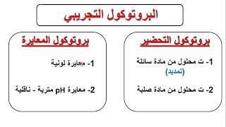 شرح مفصل لكل أنواع البروتوكولات التجريبية مع الرسم التوضيحي BAC 2020