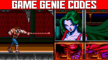 (Castlevania: Bloodlines) Invincibility & Hit Anywhere - Game Genie Codes