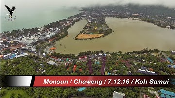 Flooding on Koh Samui-6 / Chaweng area / overflown with my drone