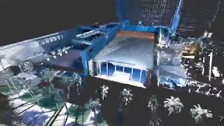 3D laser scan of the W Hotel in Barcelona