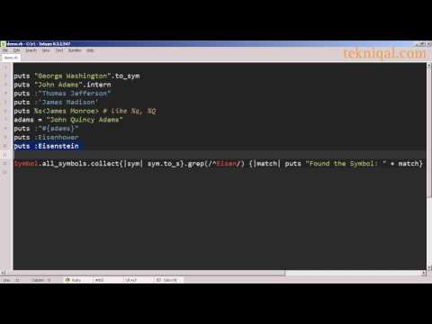 Symbols in Ruby - tekniqal.com