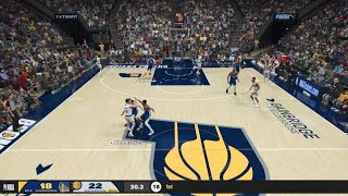Golden State Warriors versus Indiana Pacers.Play now online 2K 26.