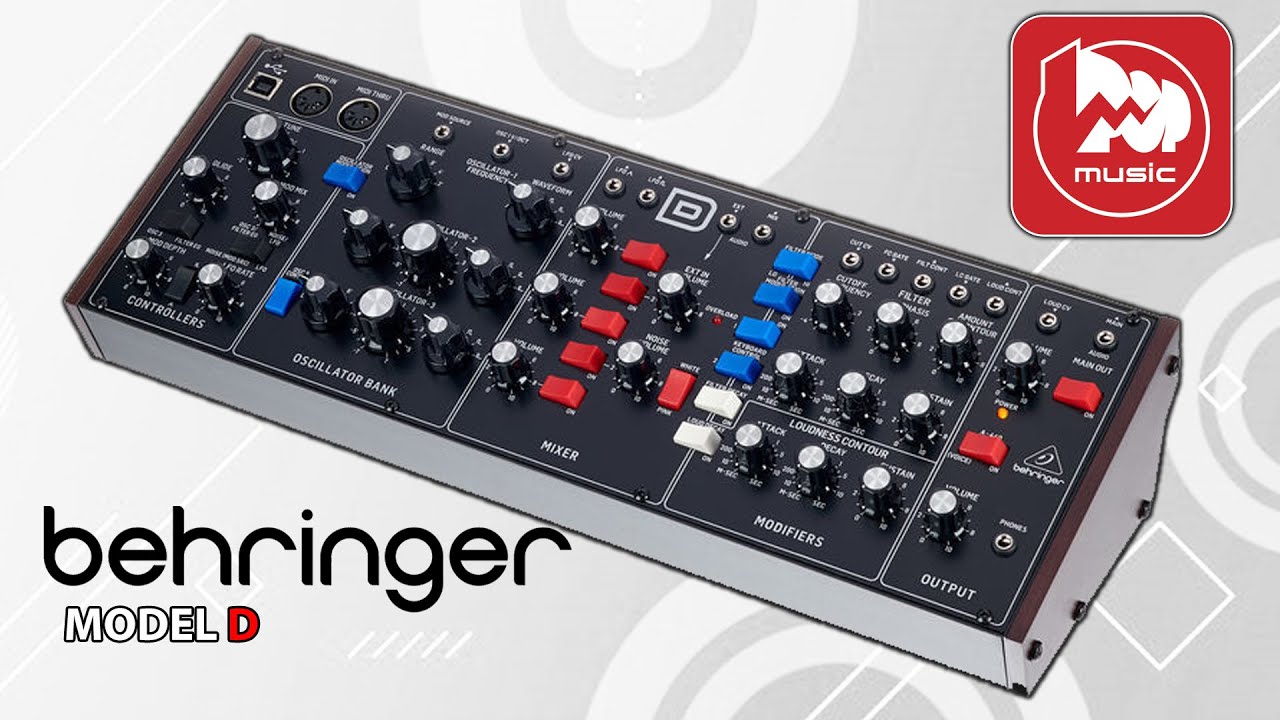 BEHRINGER MODEL D - рэковый аналоговый синтезатор - YouTube