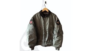 review vintage jacket cwu 45 alpha industries