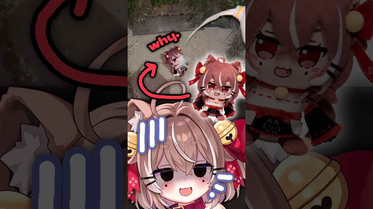 They Soaked My Plushie In Milk... #vtuber #anime #memes