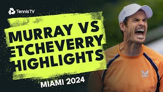 Andy Murray vs Tomás Martín Etcheverry Highlights | Miami 2024