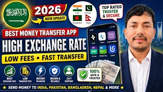 Top 5 Best Money Transfer Apps in Saudi Arabia 2026 💰 | Highest Exchange Rate App in KSA screenshot 2