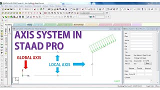 Axis System in Staad Pro | Staad Pro for beginners | Tutorial 04