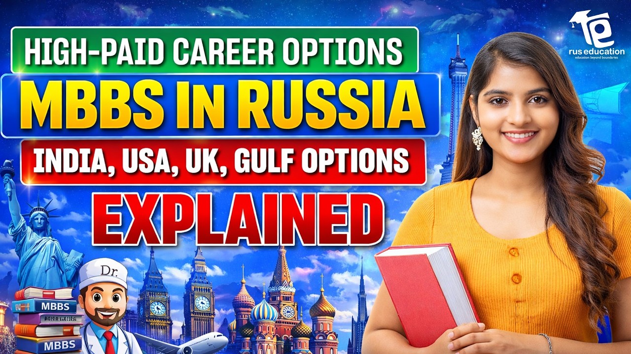 High-Paid Career Options After MBBS in Russia | India, USA, UK & Gulf Opportunities Explained (Live)