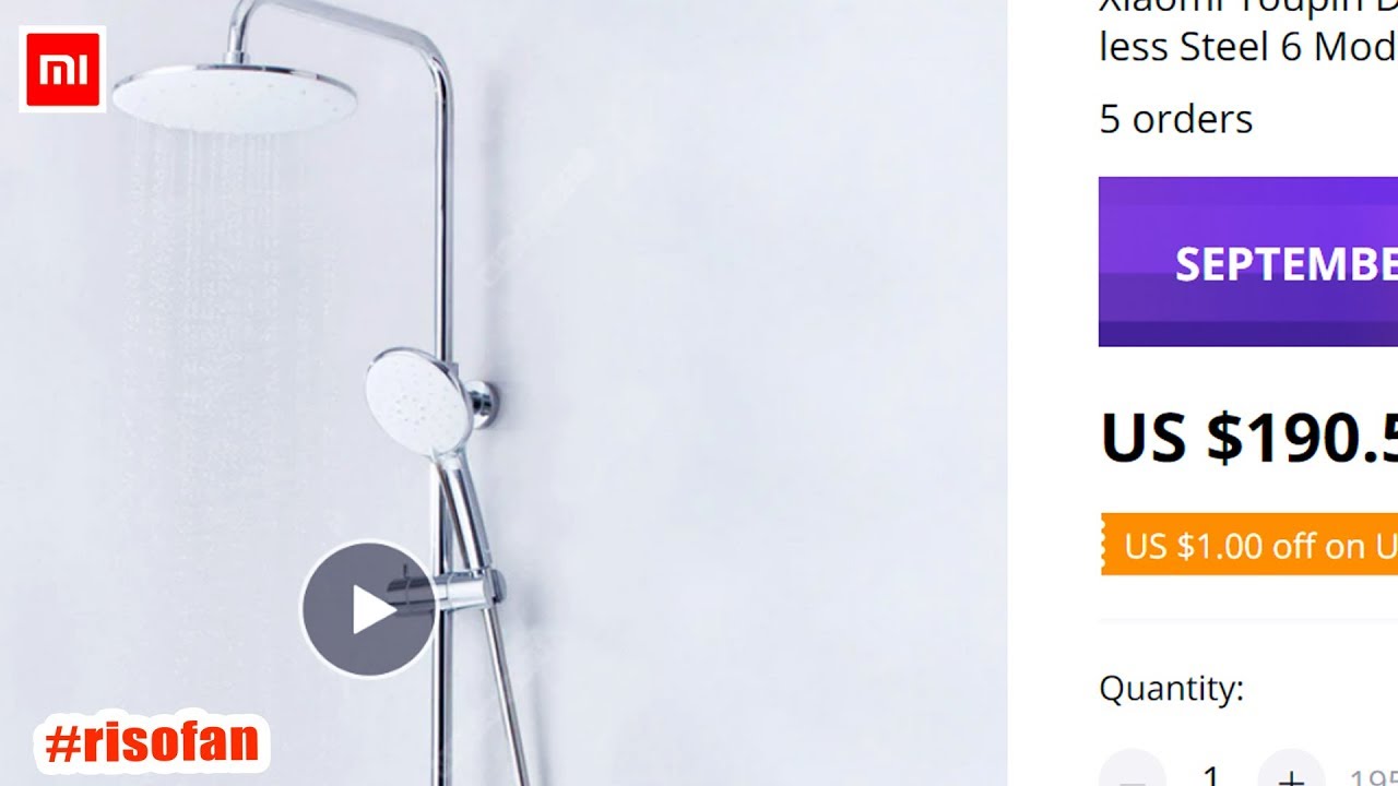 Xiaomi Diiib Thermostatic Handheld Shower Head Set YouTube
