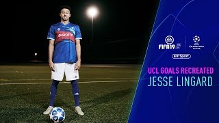 Jesse Lingard recreates an insane FIFA 19 volley!