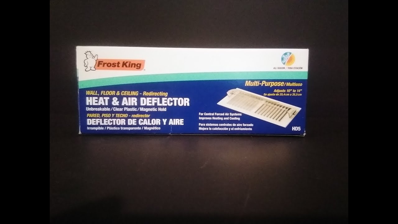 FROST KING HEAT AND AIR DEFLECTOR