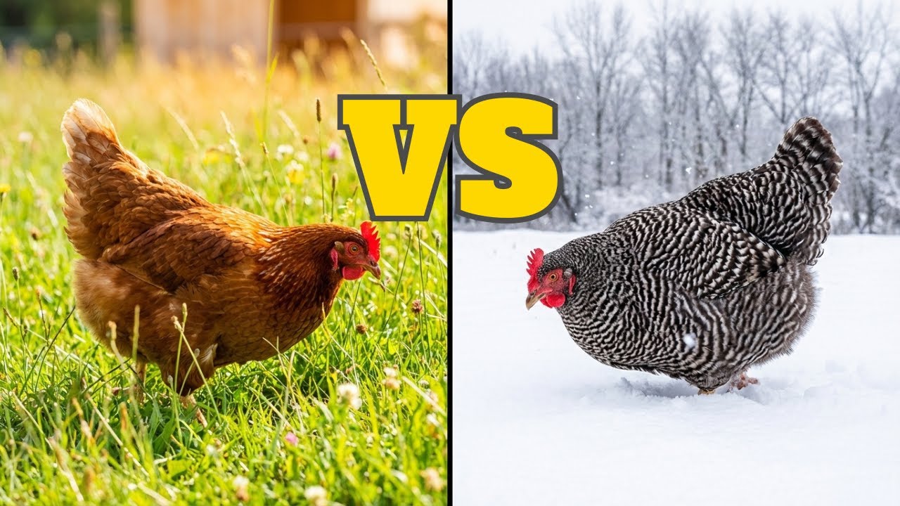 Barred Rocks vs. Rhode Island Reds: Cold Hardy Champion