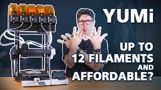 Preview of YUMi C235 multi color 3D printer!!