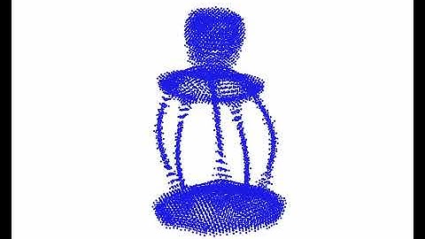Recurrence network is superior in self-organizing process from random nodes to 3D design of a pawn