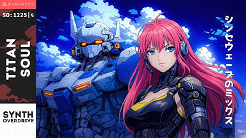 Titan Soul | Cyberpunk Synthwave Mix | Music for Gaming, Coding & Focus