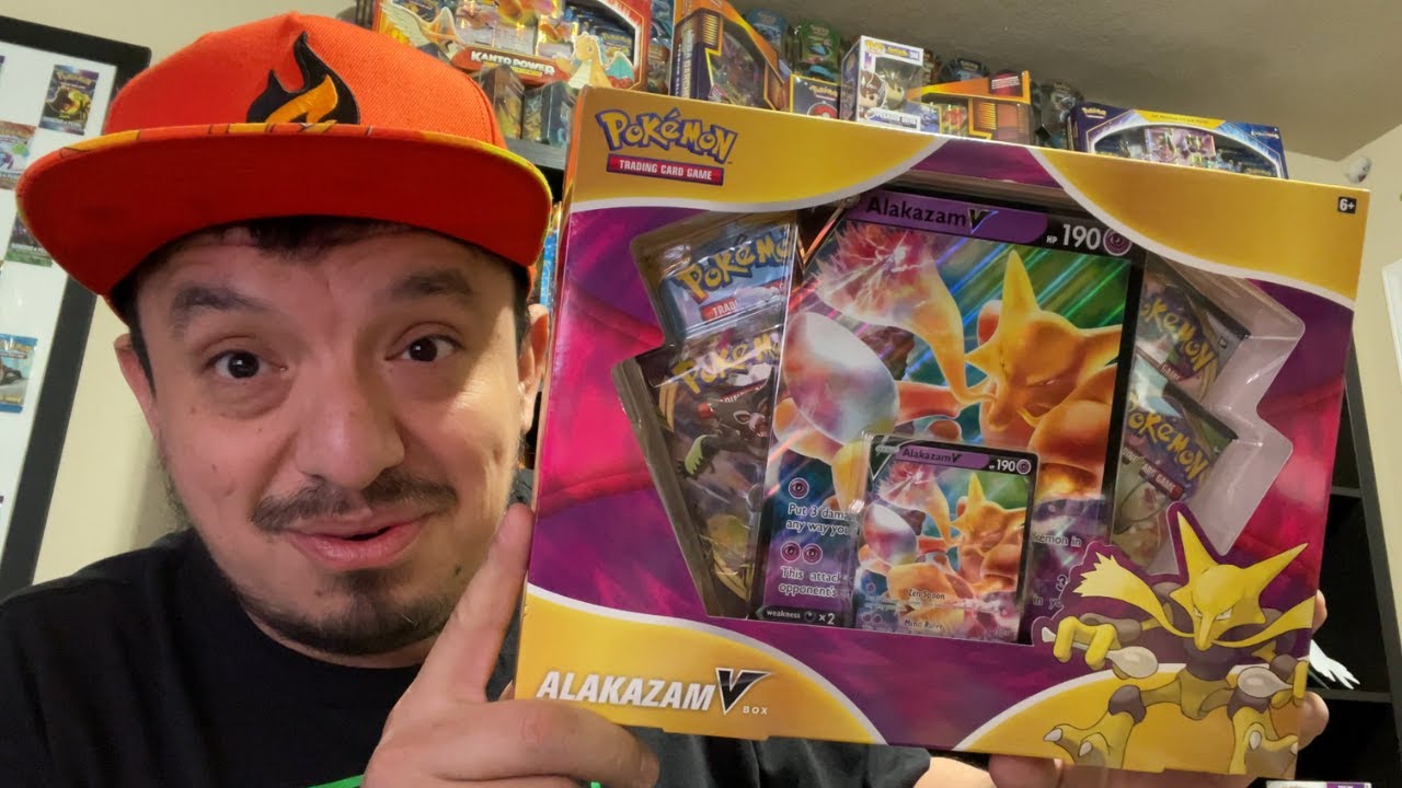 BOX ALAKAZAM V - Antes tarde do que nunca né? Pokemon TCG 