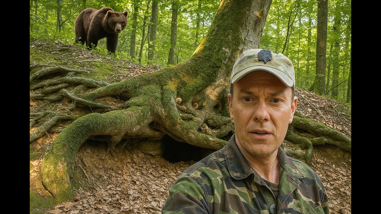 Supravietuiesc 2 zile fara mancare singur in tunelul secret de sub radacina copacului