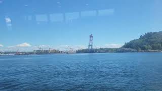 King County Water Taxi West Seattle to Seattle full ride with boat tour