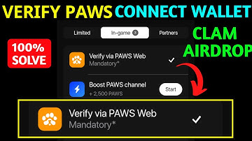Paws Verify via PAWS Web Task | Claim is coming soon Paws Task Complete | Paws Snapshot Criteria