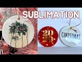 HOW TO SUBLIMATE ORNAMENTS! (Sublimation Printing Tutorial)