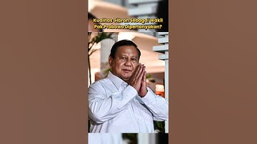 Kualitas Gibran Sebagai Wapres Pak Prabowo Diragukan? #politik #prabowo #gibran #fyp #shorts #video