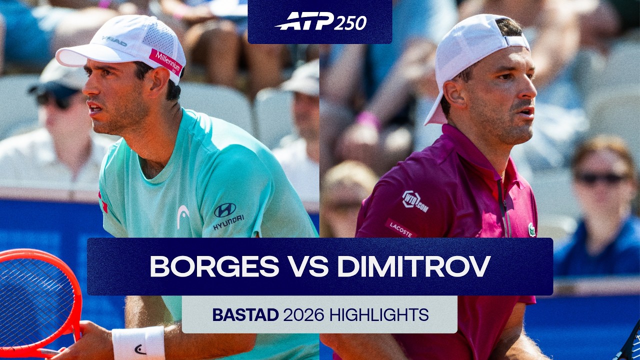 Nuno Borges vs Grigor Dimitrov Highlights | Bastad 2026 Round 2