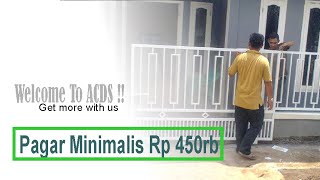 Harga pagar minimalis-Permeter persegi