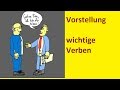 Как представиться по немецки:важные глаголы и упражнения