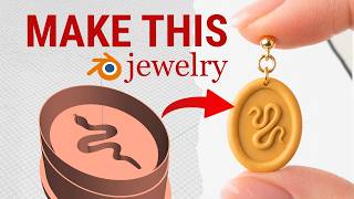 How To Make an Embossed Clay Cutter in Blender ( Boolean ) | Polymer Clay 3D Print Tutorial