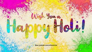 Happy Holi wishes | Holi wishes for whatsapp status | Holi Special Animation Video