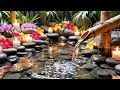 🌿 Bamboo Water &amp; Birds Singing 🎹 Soft Piano Music for Deep Sleep, Stress Relief &amp; Relaxation