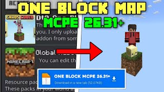 One Block Minecraft PE 26.31+ || one block minecraft download android 1.21 screenshot 2