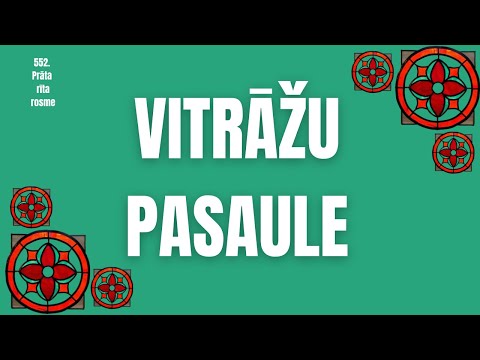 Video: Kā Padarīt Vitrāžu Ar Savām Rokām?