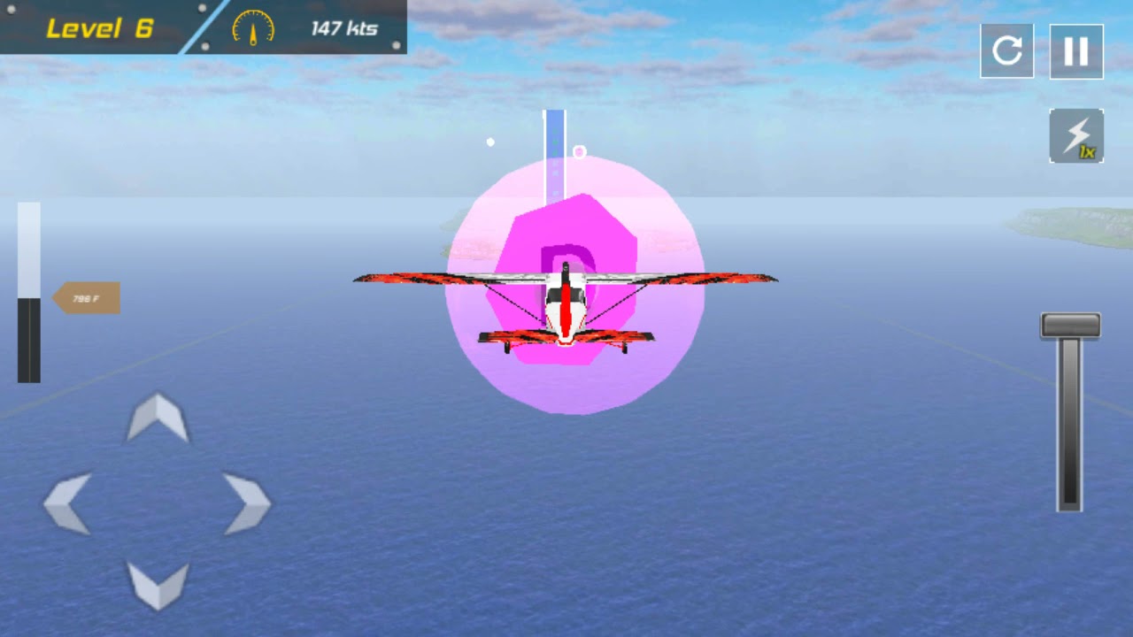 City airplane pilot flight - Level 6
