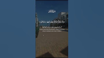 Surah Al-A'la سورة الاعلى