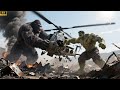 King Kong And Hulk vs Helicopter And SuperPowers: Big Clash On Skull İsland