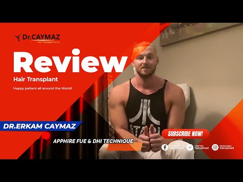 Mr.Michael from USA - 3200 Graft | Hair Transplant Review in Turkey Istanbul | DHI - Dr.Erkam Caymaz